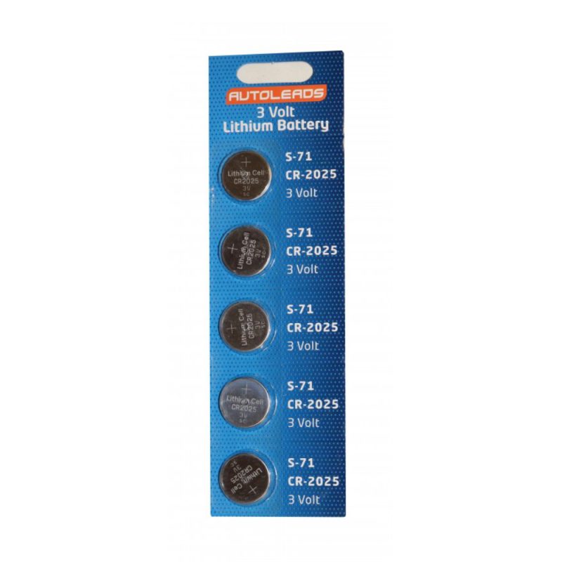 Autoleads 2025 Coin Cell Batteries pack of 5
